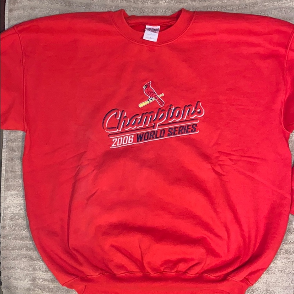 2006 ST. LOUIS WORLD SERIES CHAMPIONS CREWNECK
